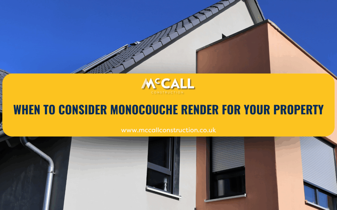 When to Consider Monocouche Render for Your Property